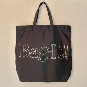 Vintage 80s Brown NYC Peter’s Bag Corp BAG IT! Tote Bag, Large Shopping Tote